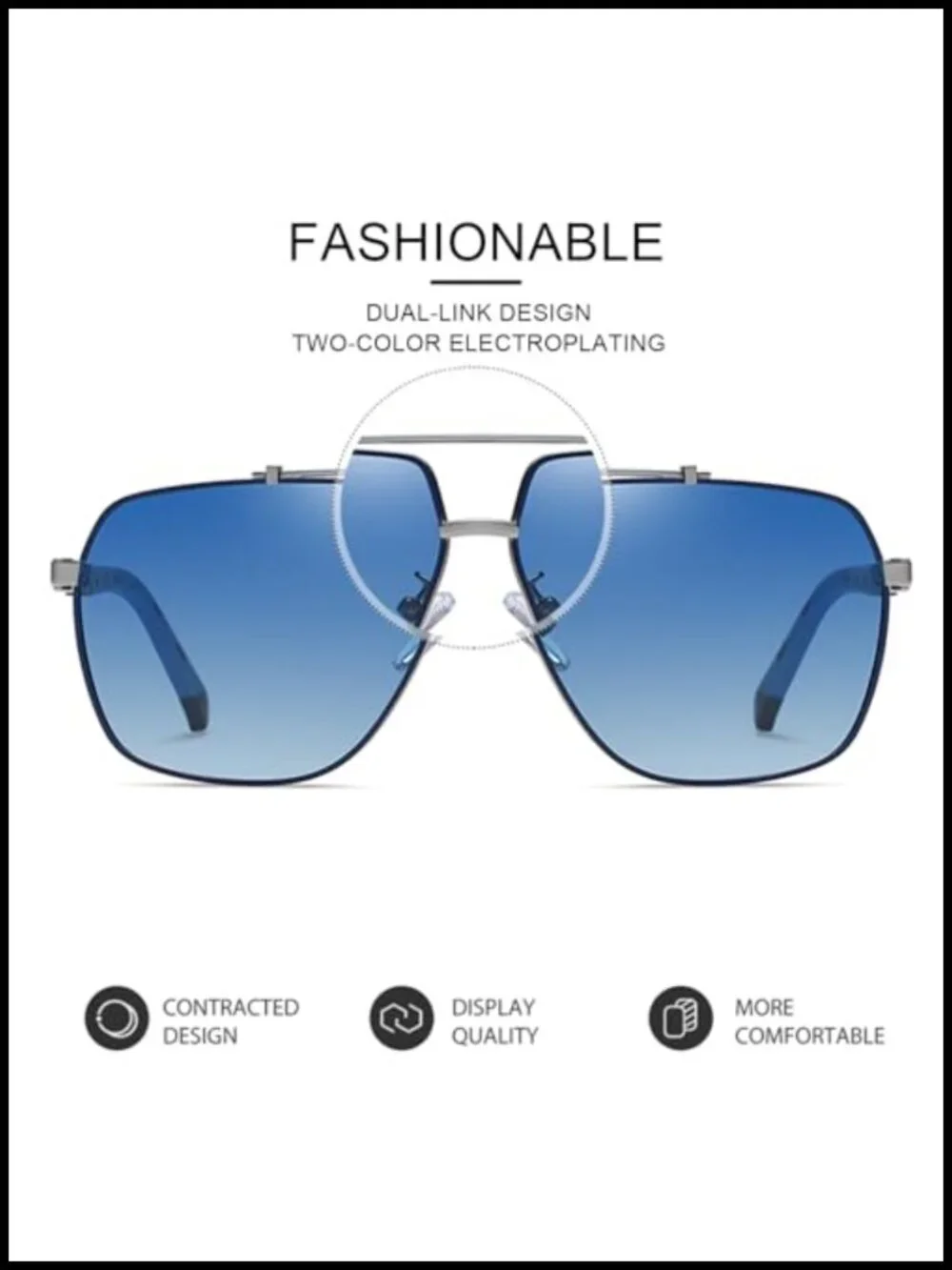 Retro Polarized Aviator Sunglasses Aviator Pilot Shades for Driving Fishing Golf